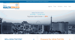 Desktop Screenshot of healthcon.com