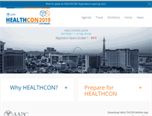 Tablet Screenshot of healthcon.com